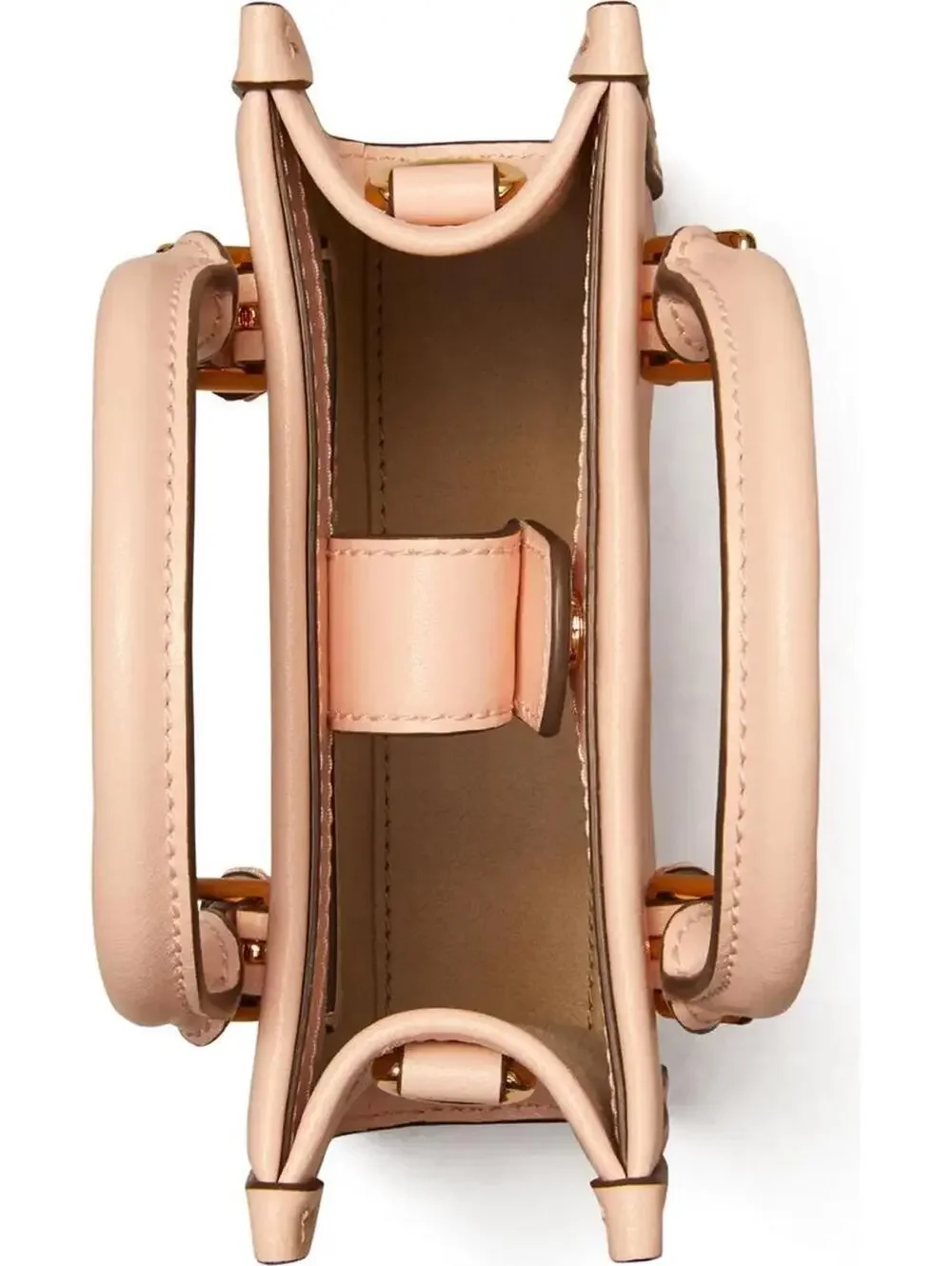 Tory Burch T Monogram Leather Mini Tote Bag BLUSH PINK
